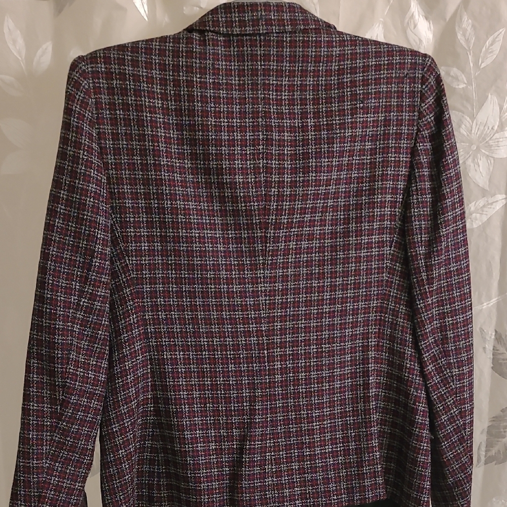 Plaid Double-Breasted Jacket - Picture 3 of 5